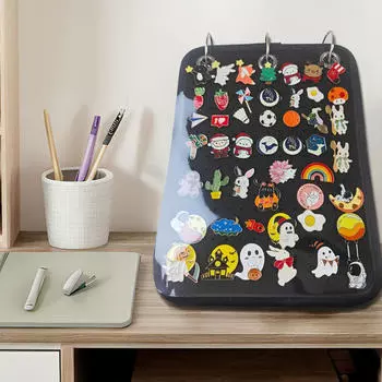 Держатель для дисплея значков Подставка для папок Аксессуары Страницы с эмалью Хранение значков