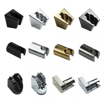 Держатель для душа из АБС-пластика, кронштейн, винт, настенный, хром, матовый никель, серый, золотой, матовый, черный, отделка, держатель для ручного распылителя