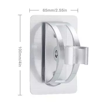 Держатель для душа, угловой, водонепроницаемый, регулируемый кронштейн с утолщенным материалом, без проколов, легко устанавливаемый, аксессуары для ванной комнаты B