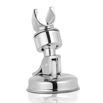 Держатель для душевой лейки настенный, вращающийся на 360°, без сверления, ручной кронштейн, пылесос с присоской для ванной комнаты отеля