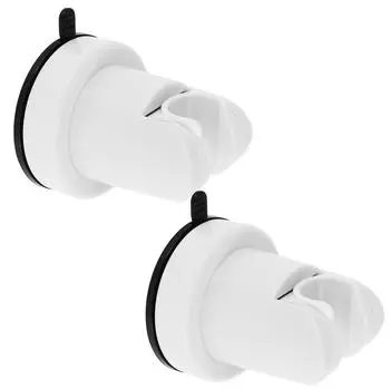 Держатель для душевой лейки, регулируемый держатель для душа, прочный клей, универсальный кронштейн для душа из АБС-пластика, настенное крепление, аксессуары для ванной комнаты 2pcs