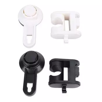 Держатель для душевой лейки, универсальный кронштейн для душевой лейки, без сверления, регулируемый держатель для душевой лейки с присоской Black