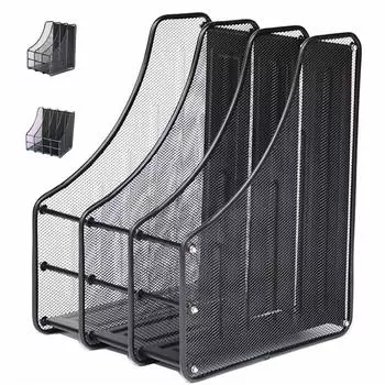 Держатель для файлов большой емкости для хранения заказов, металлические папки-органайзеры для офиса, школы, дома Triple