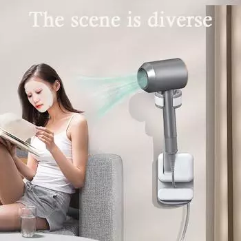 Держатель для фена для ванной комнаты, многофункциональная регулируемая стойка для гостиной CHINA