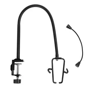 Держатель для фена Handsfree с регулируемым углом наклона, алюминиевый сплав, зажим для фена, крепление для столешницы