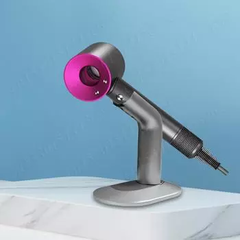 Держатель для фена из алюминиевого сплава для Dyson Airstrait HT01, кронштейн для настольного фена, стойка для хранения, органайзер для ванной комнаты серебряный