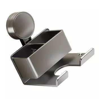 Держатель для фена на присоске, настенный, без сверла, полка для хранения фена, настенный держатель для фена, прочный