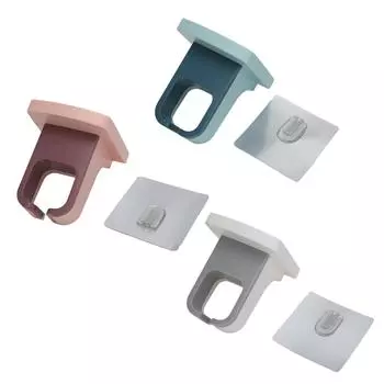 Держатель для фена настенный самоклеящийся органайзер для хранения фена White