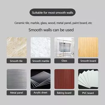 Держатель для фена Пластиковая настенная подставка Без перфорации Самоклеящийся органайзер Полки Домашний кронштейн Аксессуары для организации