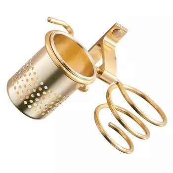 Держатель для фена с чашкой, простая установка, продуманный размер, организуйте ванную комнату, домашнюю полку