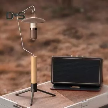 Держатель для фонаря для кемпинга, легкий, прочный, из алюминиевого сплава, съемный, для пикника, рыбалки, чайного столика, настольного фонаря, подставка, вешалка чёрный