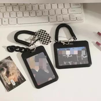 Держатель для фотокарт Kpop Ins Держатель для фотокарт Kpop Держатель для фотокарт Idol Чехлы для фотокарт Упаковочные материалы Фотоальбомы Подвеска Декор