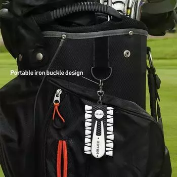 Держатель для футболок для гольфа, органайзер для хранения с брелоком, большой вместительный, износостойкий, легкий комплект держателей для аксессуаров для футболок для гольфа черный белый