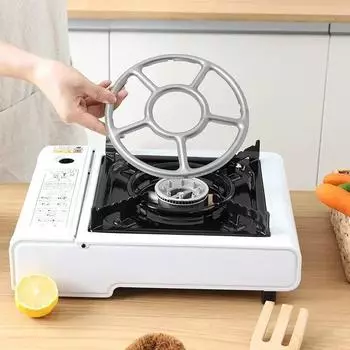 Держатель для газовой плиты Аксессуары для газовой плиты Вспомогательная опора для маленькой кастрюли Нескользящий кронштейн Рамка для молочника Опорные кольца для газовой плиты Wok