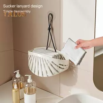 Держатель для губки для кухонной раковины, держатель для мыла без содержания бисфенола А, подвесной держатель для крана со сливными отверстиями