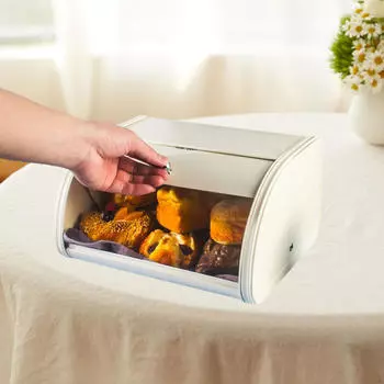 Держатель для хлебницы, контейнер для закусок, для выпечки, пекарни белый