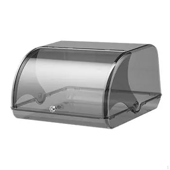 Держатель для хлебной корзины, универсальный портативный держатель для хлебобулочных изделий для кухонной стойки, рулонная верхняя часть transparent