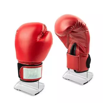 Держатель для хранения боксерских перчаток, 2 шт., акриловая подставка для дисплея, простая подставка для дома, спальни, офиса, спальни, настольная подставка чёрный