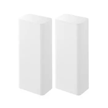 Держатель для хранения дозатора с магнитным креплением Yamazaki для ванной комнаты, S, из серии Tower, белый 10139 x 2 [Набор 2] белый