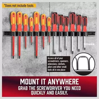 Держатель для хранения гаечных ключей, плоскогубцев, настенный держатель для инструментов, тиски, плоскогубцы для гаечных ключей оранжевый
