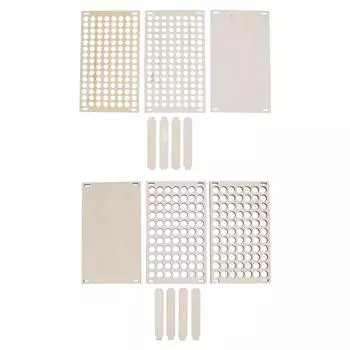 Держатель для хранения карандашей с несколькими отверстиями, съемный, экономящий место, деревянный настольный органайзер для ручек для P 1.5cm Dia; Store 77 Pens