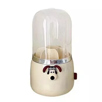 Держатель для хранения кистей для макияжа, вращающийся на 360 градусов, пылезащитный пластиковый контейнер для кистей для макияжа