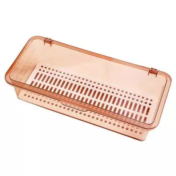 Держатель для хранения палочек для еды с дренажной перегородкой, бытовая кухонная палочка для еды, ложка, столовые приборы, чехол для хранения