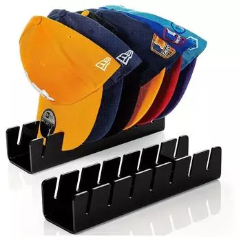 Держатель для хранения шляп, акриловая бейсболка с 7 отверстиями, стойка для хранения, экономящая место в домашнем шкафу, организация хранения, магазины, декор чистый