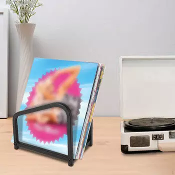 Держатель для хранения виниловых пластинок, металлическая компактная полка, органайзер для компакт-дисков