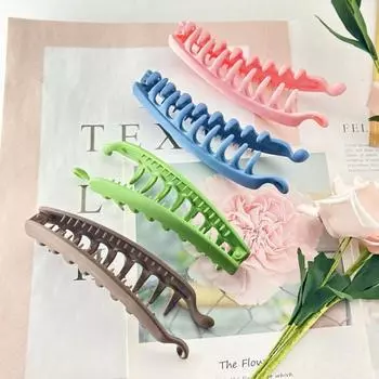 Держатель для хвоста Банан Заколка для волос Шпильки Модные заколки для хвоста Заколки для волос Женские 6