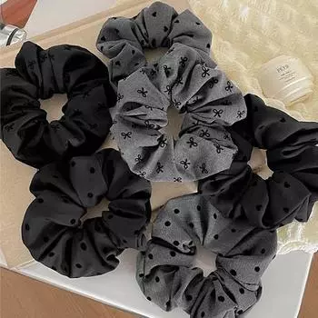 Держатель для хвоста, резинка для волос, элегантные резинки для волос в виде толстой кишки, женские, высокая эластичность, долговечность, кольцо для волос, аксессуары для волос, подарок серый