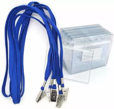 Держатель для имени, 50 шт., держатель для удостоверения личности, шейный ремешок, держатель для визитной карточки сотрудника, держатель для удостоверения личности сотрудника, шейный держатель для выставки, водонепроницаемый