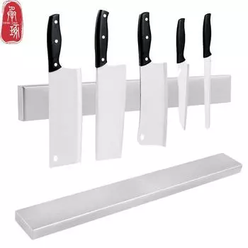 Держатель для инструментов из нержавеющей стали, магнитный держатель для инструментов, 30 см, 40 см, 50 см, настенный блок, стеллаж для хранения инструментов, кухонные аксессуары 30*4*1.5cm Standard