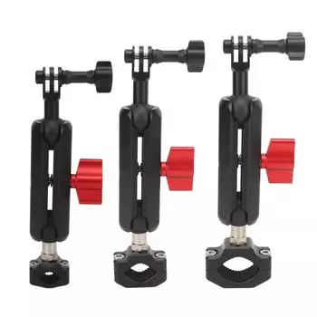 Держатель для камеры на руль мотоцикла, многофункциональный, регулируемый угол обзора 360?? Вращение L