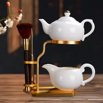 Держатель для капель кофе Подставка для фильтра для чайника Стальная чайная посуда Кронштейн для чайного пакетика Ситечко для розового золота