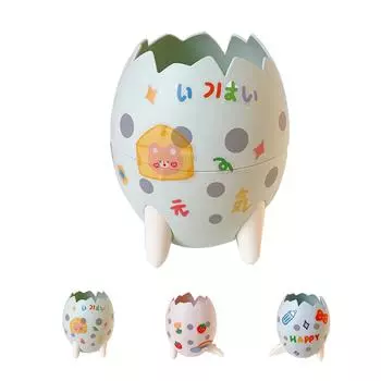 Держатель для карандашей в виде яйца динозавра, модный, симпатичный, съемный, персонализированный держатель для ручек из АБС-пластика, современная ручка Green