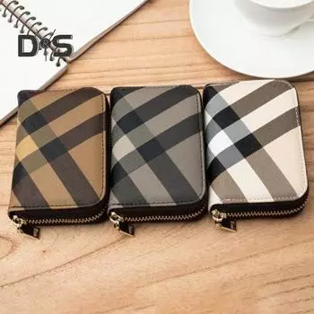 Держатель для карт из гладкой искусственной кожи в стиле ретро с геометрическим узором в форме органа, несколько отделений для карточек, удостоверений личности, водительских прав, застежка-молния, кредитных карт серый