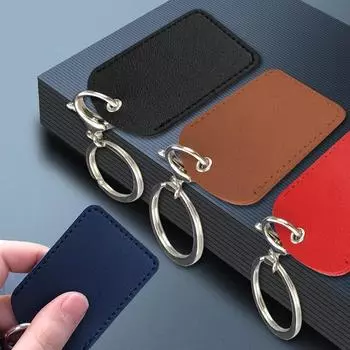 Держатель для карт из искусственной кожи, брелок для ключей, дверной замок, метки доступа, чехол для удостоверения личности, брелок для ключей, сумка для карт доступа, кольцо для ключей
