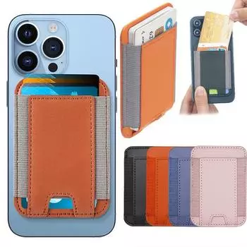 Держатель для карт Magsafe для iPhone 12/13/14/15 с эластичной тканью и сильным магнитом Color matching elastic band вистерия