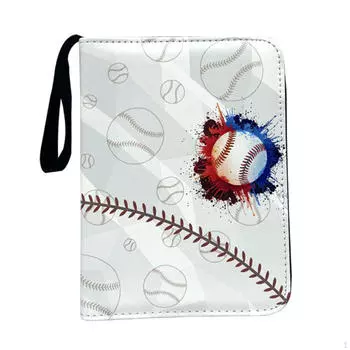 Держатель для карт с 3 кольцами, протекторы, альбомы, бейсбольная папка, коллекционный альбом для хранения A