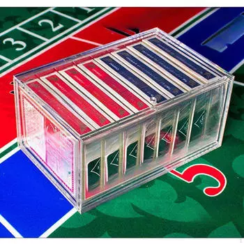 Держатель для карт Стойка Контейнер Многофункциональная колода Коробка Прочный дисплей Игровой лоток Отбрасывание