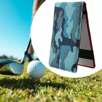 Держатель для карточек для подсчета очков в гольфе и журнал учета очков на открытом воздухе зелёный