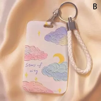 Держатель для карточек Love, держатель для фотокарточек, брелок для ключей, протекторы для студенческих карточек, синие чехлы для банковских карточек, школьные канцелярские принадлежности, сумка для фотокарточек as the picture