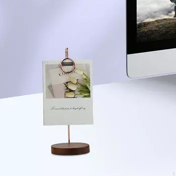 Держатель для карточек с названиями мест Держатель для карточек Зажим для номера стола Подставка для меню для центральных элементов розового золота