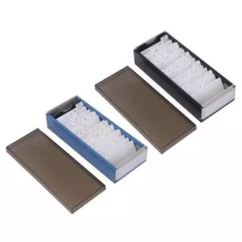 Держатель для карточек вмещает 800 визиток от А до Я, органайзер для картотеки с высоким прозрачным покрытием Blue