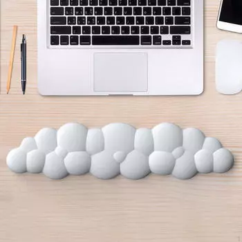 Держатель для клавиатуры, настольный коврик, прочная, удобная, сенсорная, эргономичная подставка для запястий для ноутбука чёрный