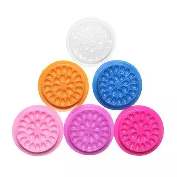 Держатель для клея для накладных ресниц Подставка для клея для накладных ресниц Подставка для клея для наращивания ресниц прозрачный