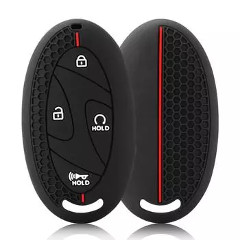 Держатель для ключа из ракушки для нового Kona SX2 для Hyundai IONIQ 6, новый чехол для ключа Grand Prix GN7, силиконовый чехол для ключа, аксессуары чёрный