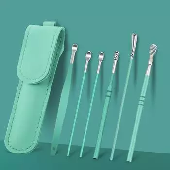 Держатель для ключей, инструмент для чистки ушей, средство для удаления ушной серы, набор для чистки ушей, палочки для ушей, сборщики ушной серы жёлтый