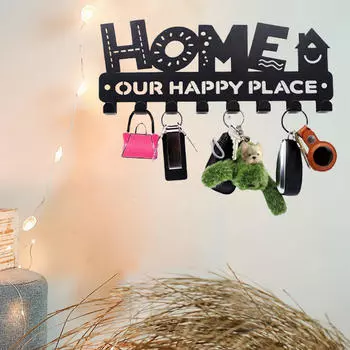 Держатель для ключей настенный крючок для шляпы металлический декор практичная креативная вешалка для полотенец для офиса